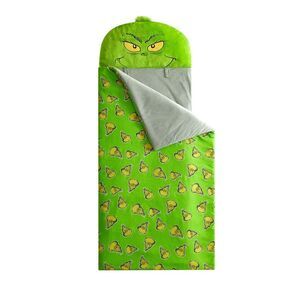 The Grinch Kids' Glow in the Dark Sleeping Bag Green